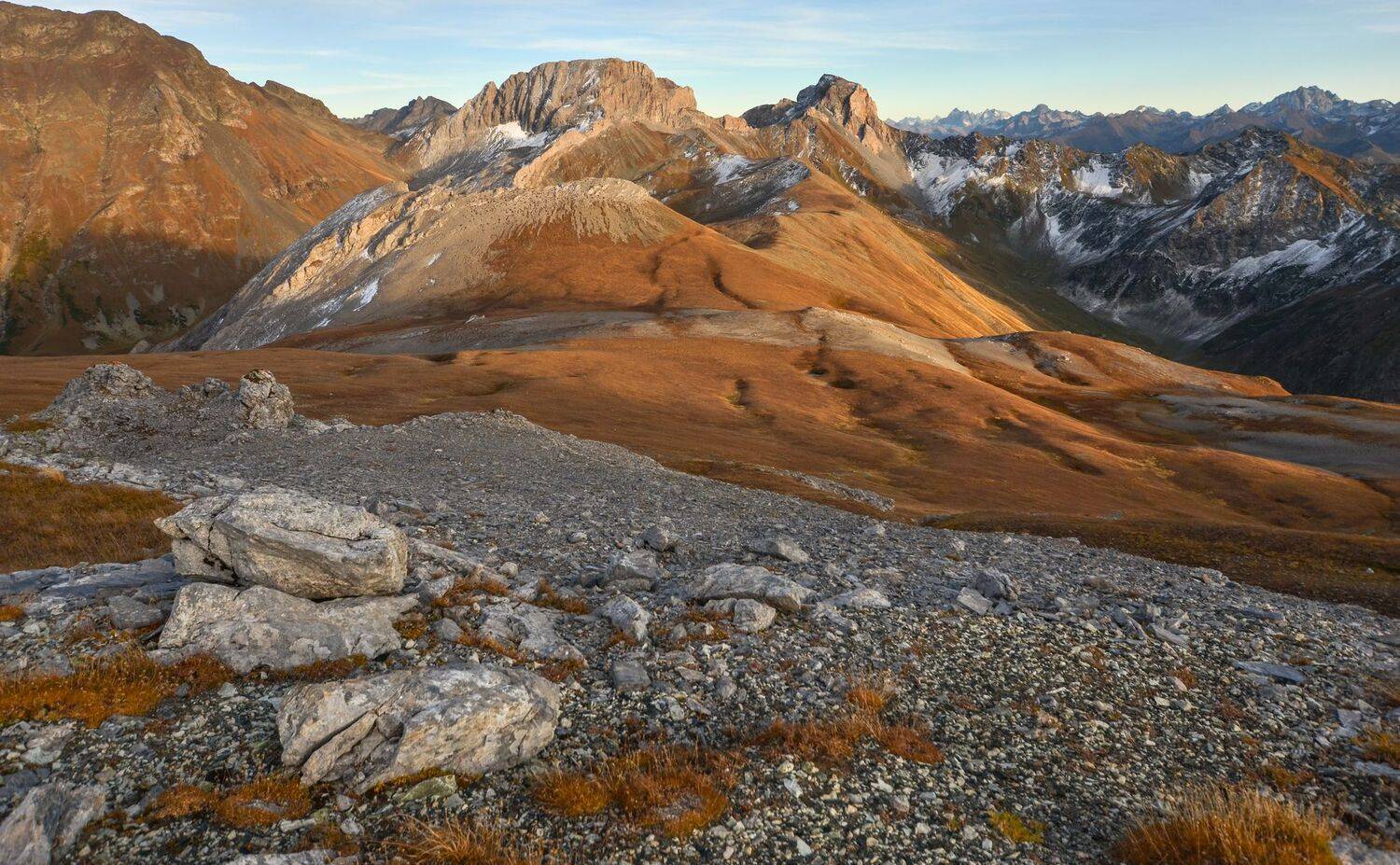 горы, вечер, осень, Елена Шевченко