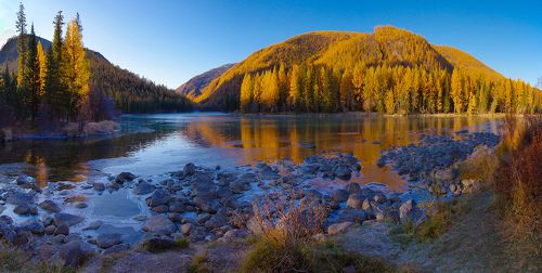 Утро на реке Аргут