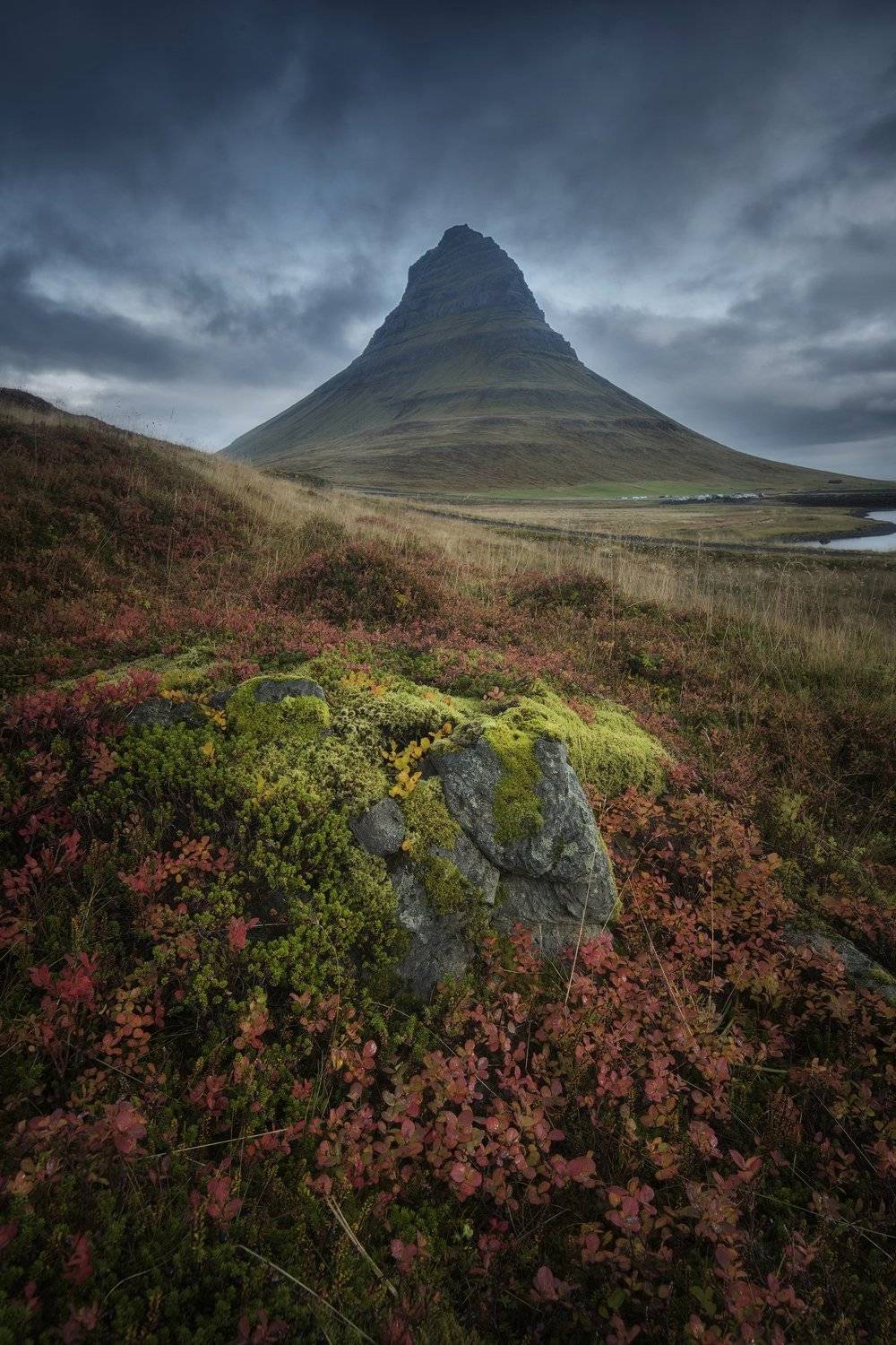пейзаж, природа, landscape, nature, iceland, kirkjufell, west, mountain, Genadi Dochev