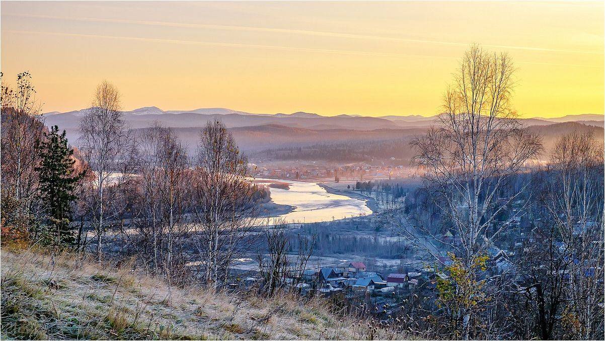пейзаж, осень, восход, , Александр Потапов