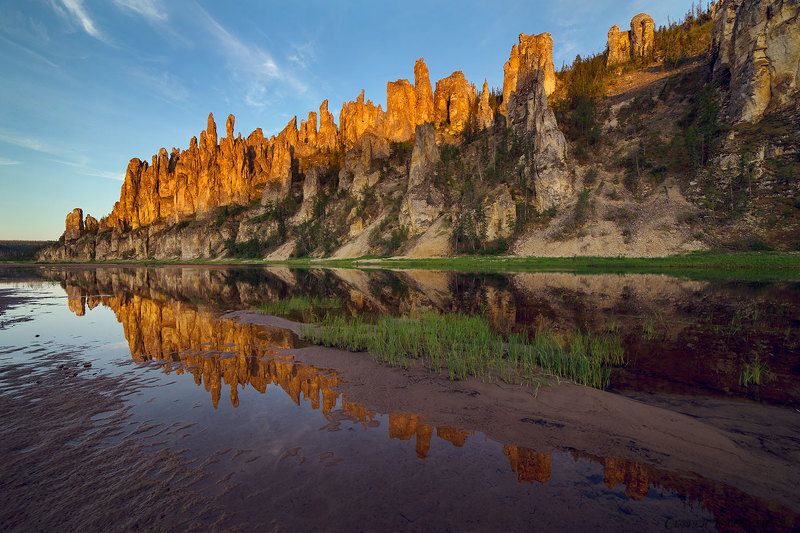 якутия, сиинэ, синяя Золото Сиинэ. фото превью