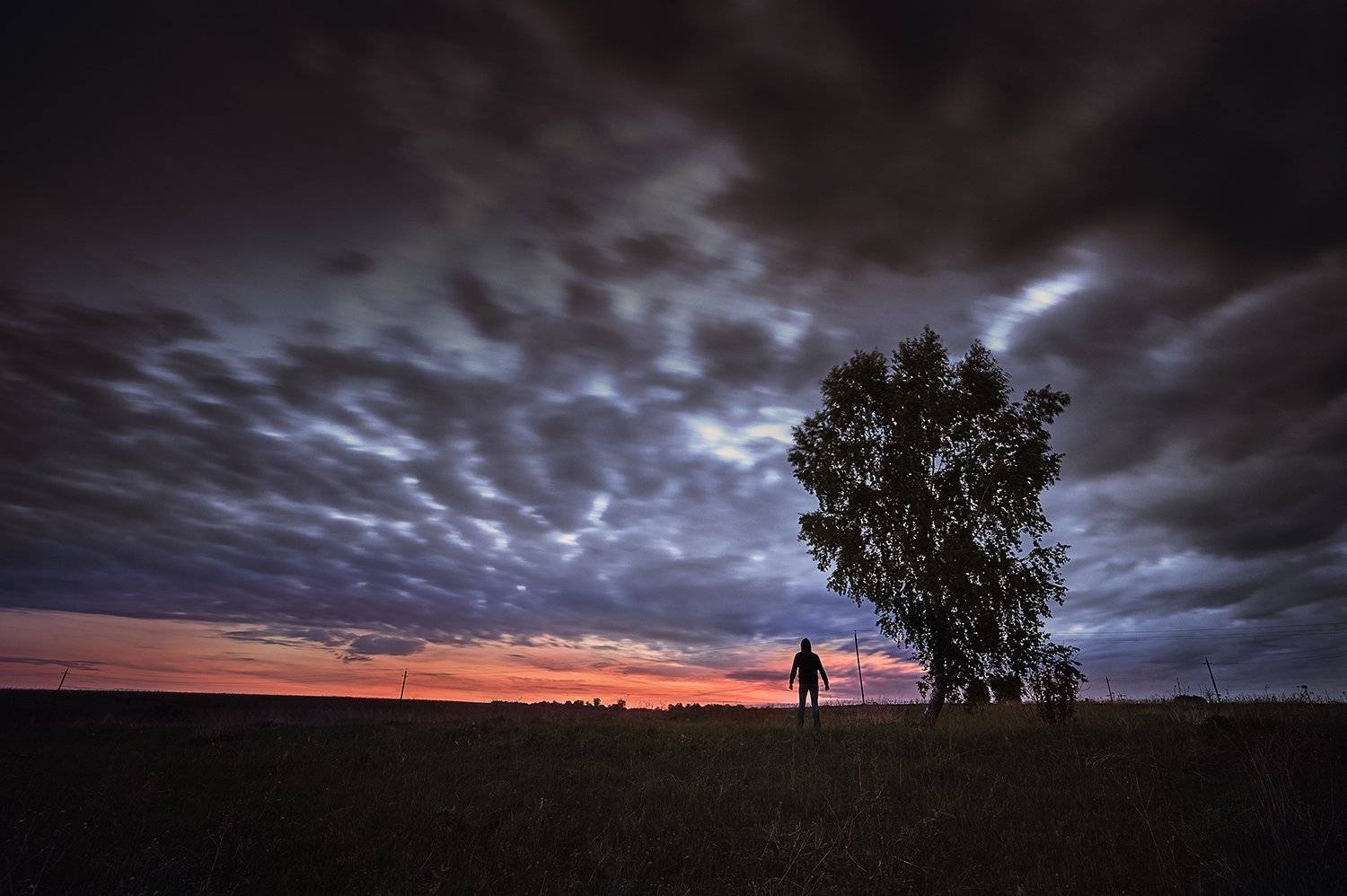 рассвет пейзаж утро, Каревский Дмитрий