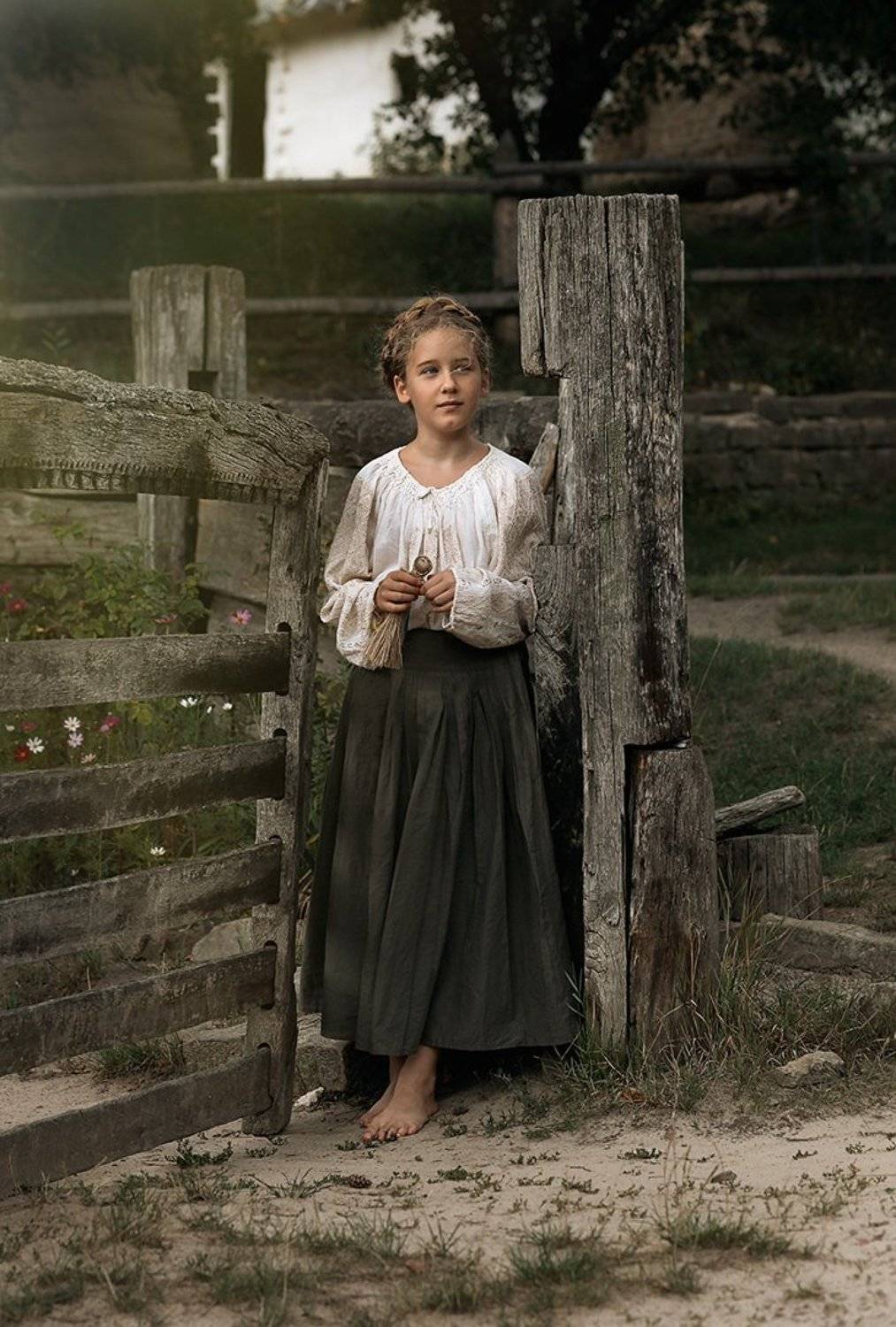 девушка деревня народный стиль, Иванна Климшина