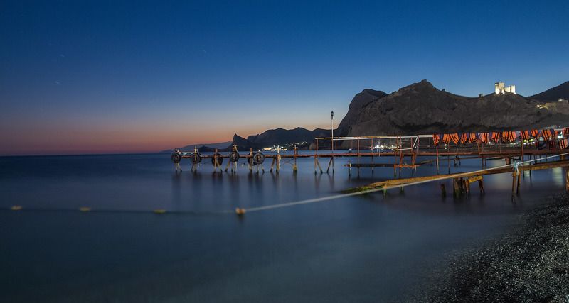 Судак. После заката. фото превью