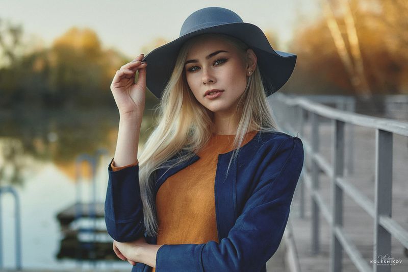 Осень, портрет, девушка, колористика, плэнер Портрет Анны фото превью