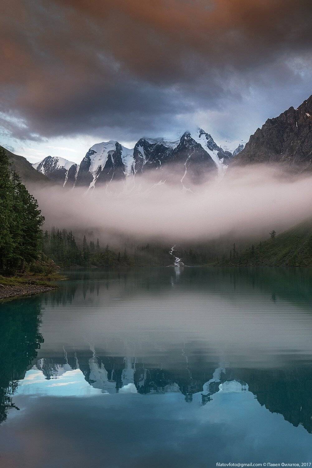 алтай, сибирь, siberia, утро, туман, altai, северо-чуйский хребет, шавлинское озеро, шавло, алтай 2018, Павел Филатов