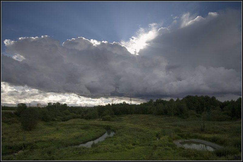 небо, облака, кад вид с КАД фото превью