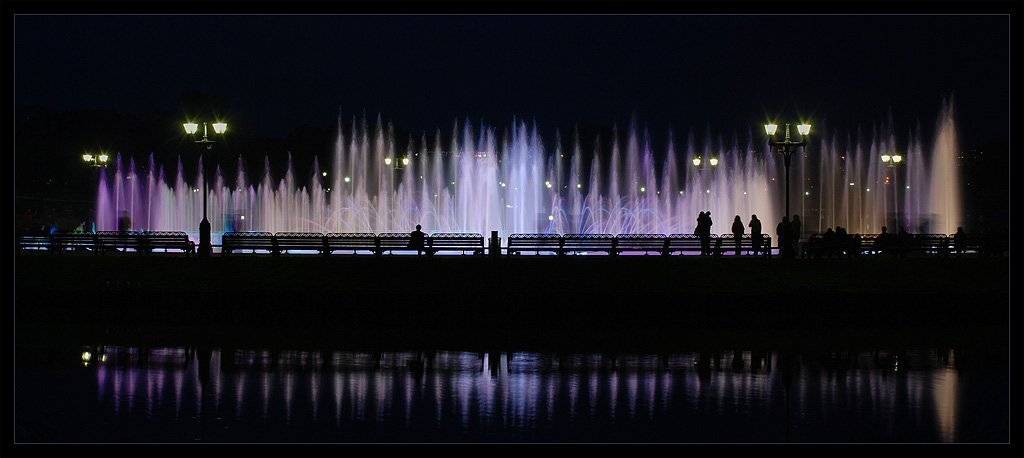 москва,860,царицино,фонтаны,силуэт, Torchuck