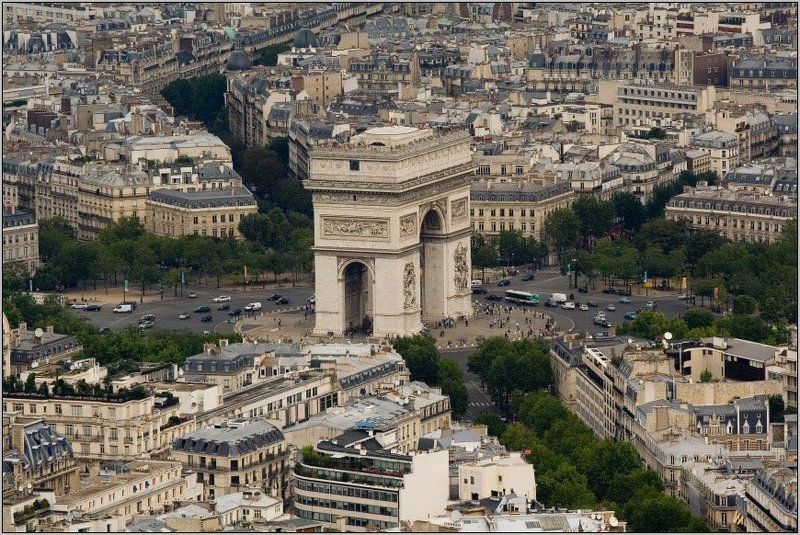 париж, триумфальная арка *** фото превью