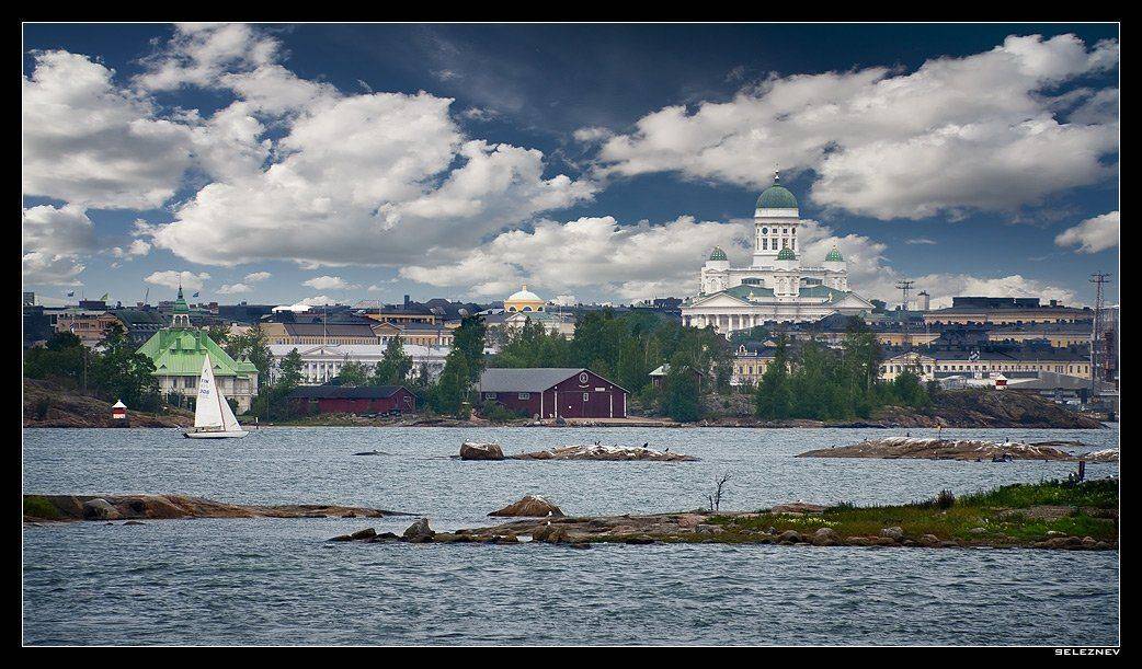 хельсинки, финляндия, открытка, seleznev