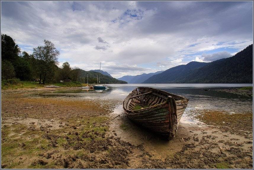 алтай, горы, горный алтай, телецкое, озеро, лодка, аня графова, Аня Графова