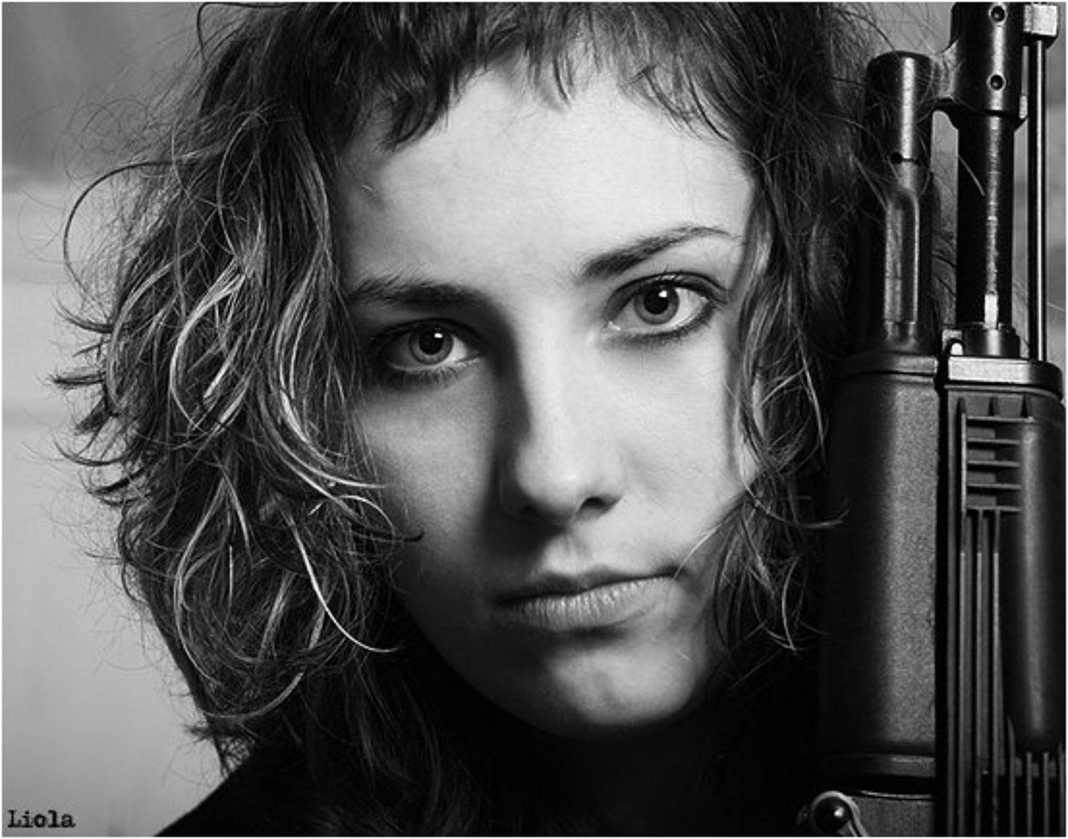 nevesta_solnca, женя, портрет, ружье, Liola