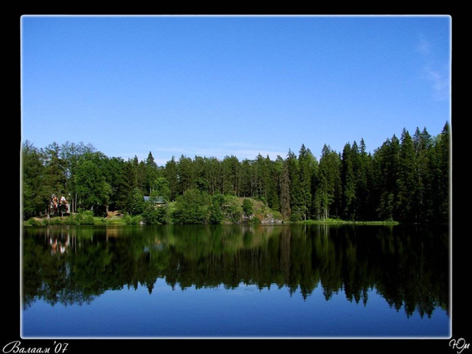 валаам, лес, озеро, Юм