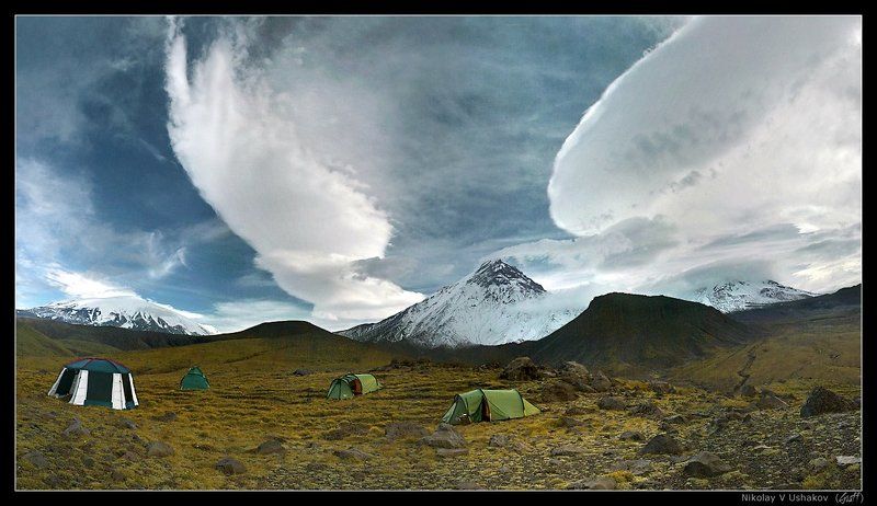 камчатка, безымянка, облака И все же ангелы с нами! фото превью