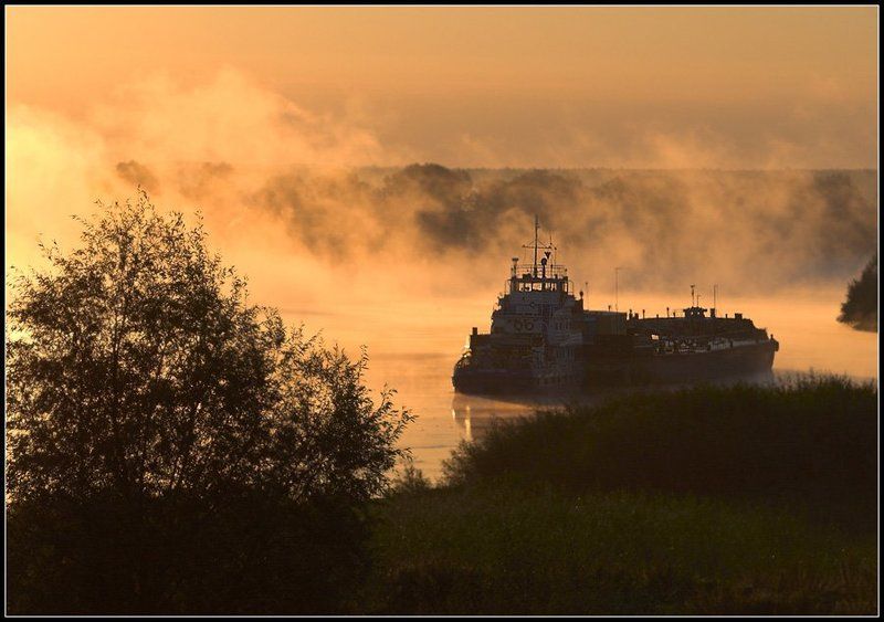 река, белая, башкирия Туманный рейс фото превью