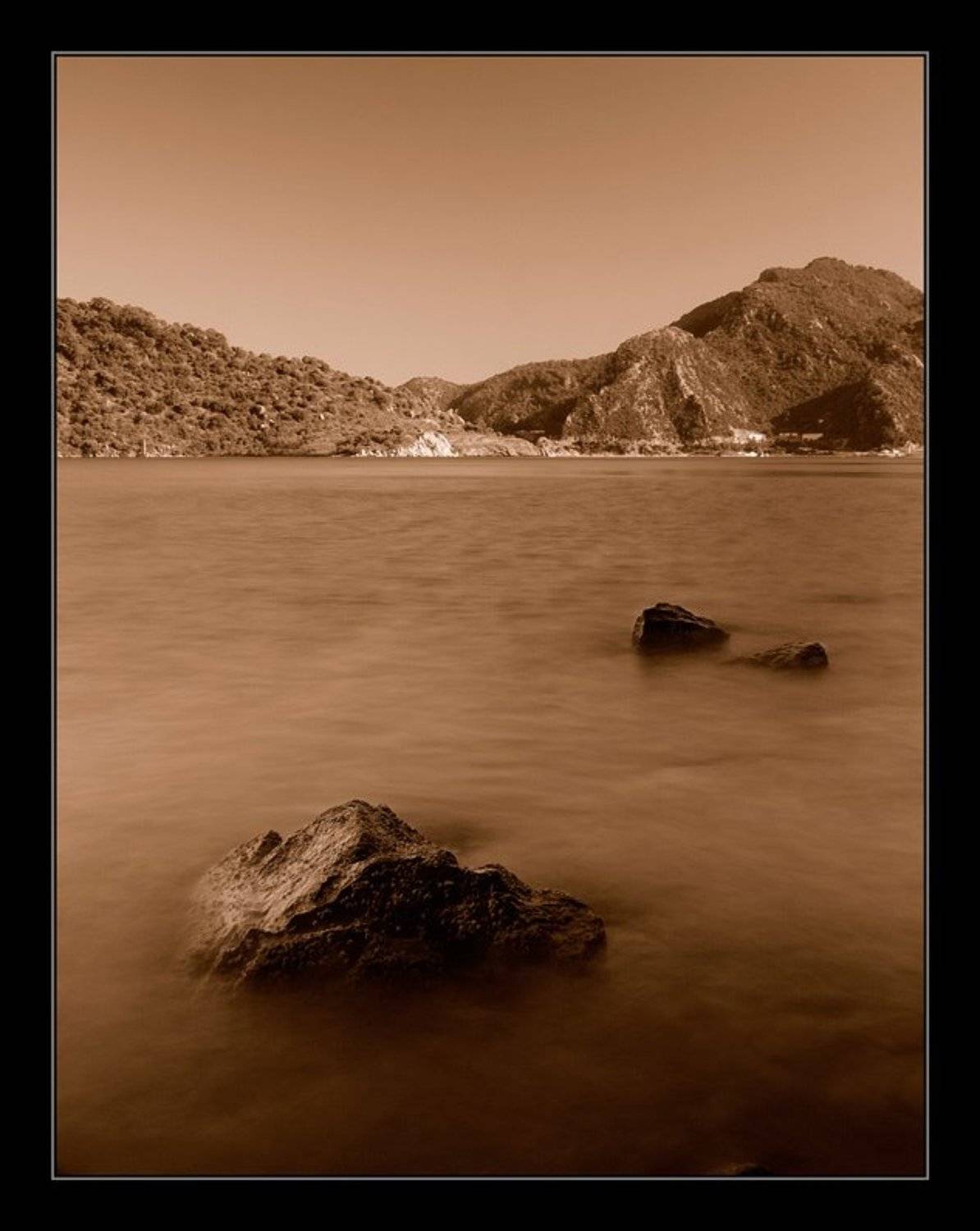 море, камни, Капустин Николай