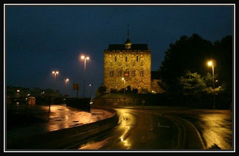 норвегия.ночная прогулка по бергену Ночной Берген фото превью