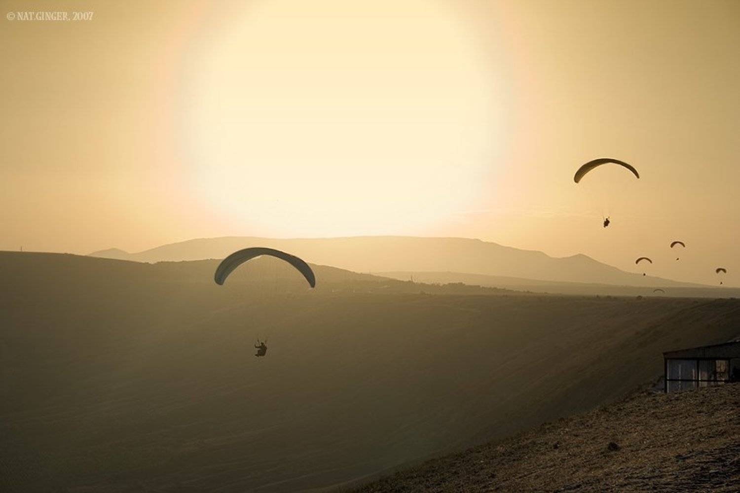 коктебель, пейзаж, летающие люди, Ginger
