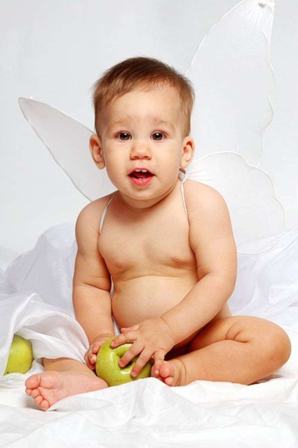 митя, ребенок, крылья, яблоко, студия, Павел Круглик