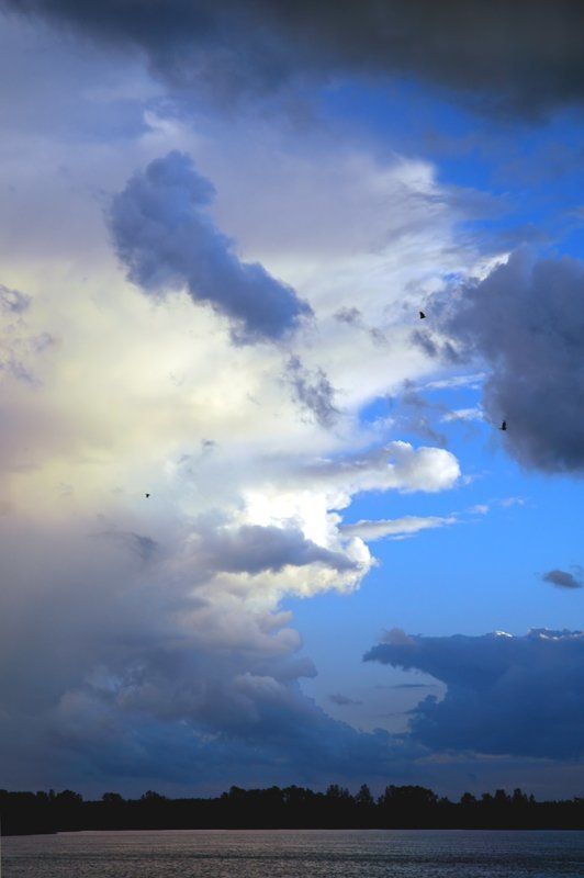 бологое, закат, красивые облака Ещё о бологовском небе фото превью