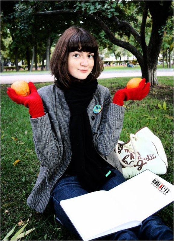 orange, апельсиновое, настроение, red, girl, albina, альбина, smile Апельсиновое настроение фото превью