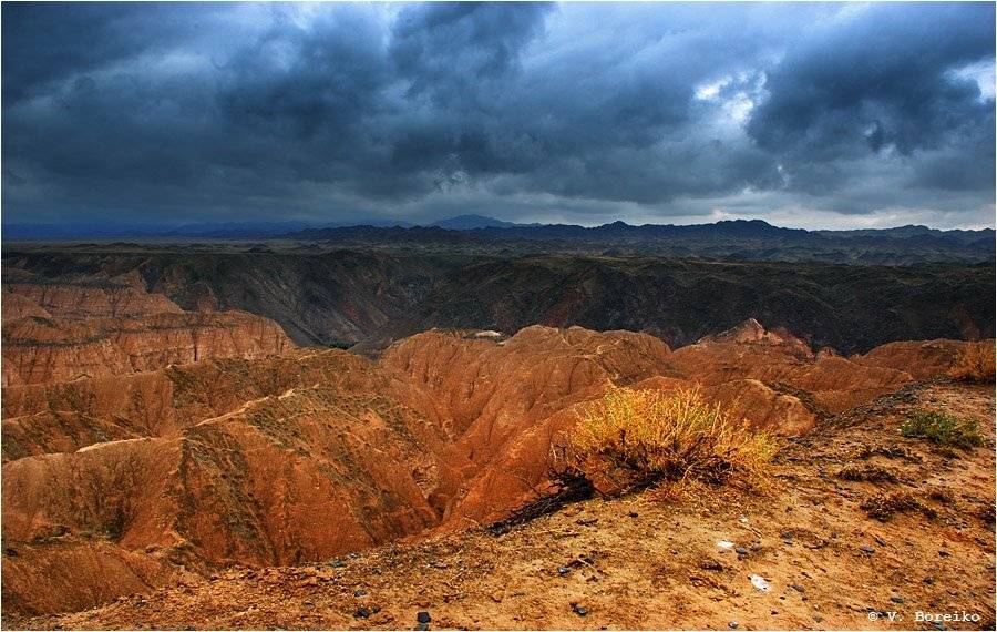 лунный, ландшафт, чарын, каньон, казахстан, Вадько