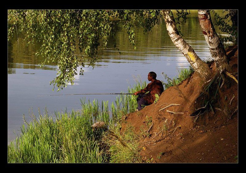 О природе, рыбаке и размышлении... фото превью