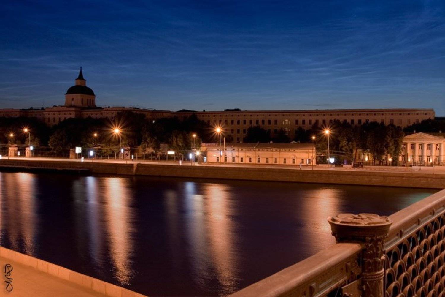 город, наступление ночи,москва-река,огни,лето,небо, Мария