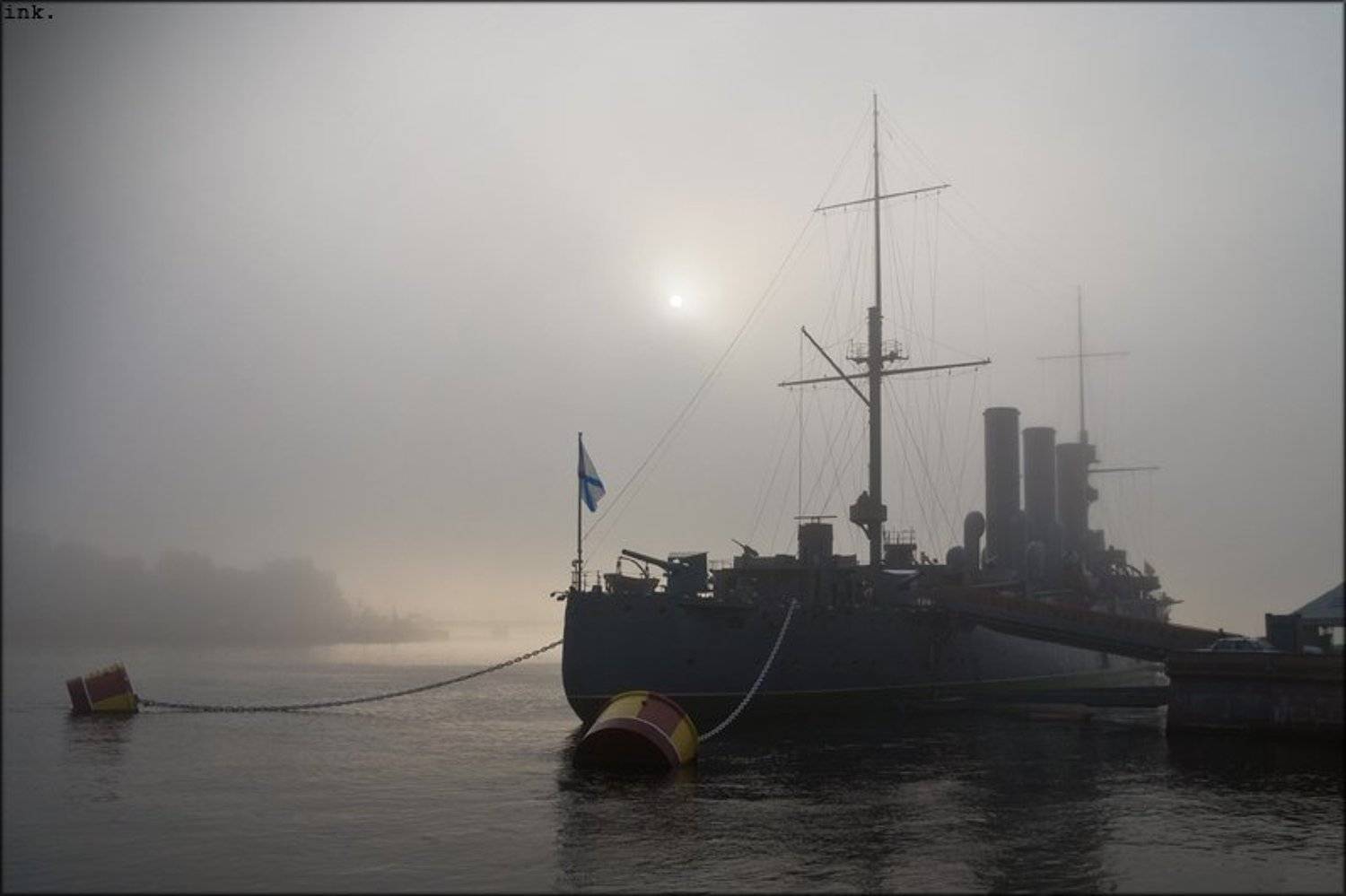 легендарный, крейсер, аврора, Ink