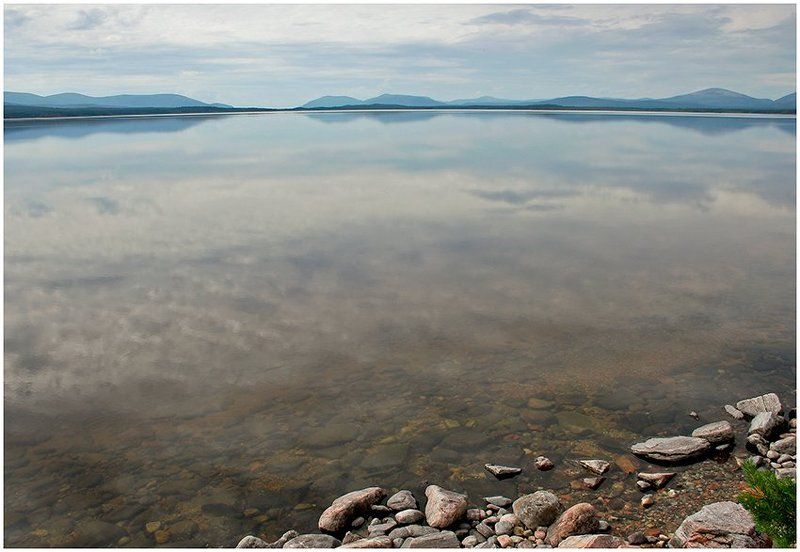 кольский, колвицкое, озеро, гладь Колвицкое зеркало. фото превью
