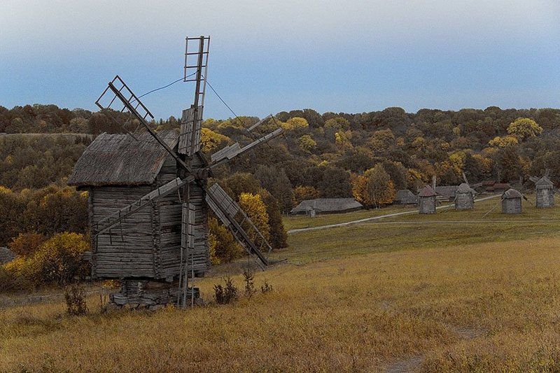 музей, мельница, природа Старая мельница фото превью