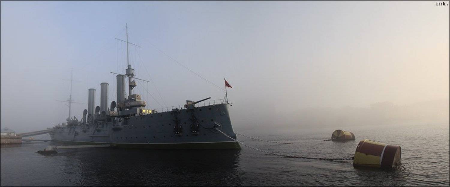 легендарный, крейсер, аврора, Ink