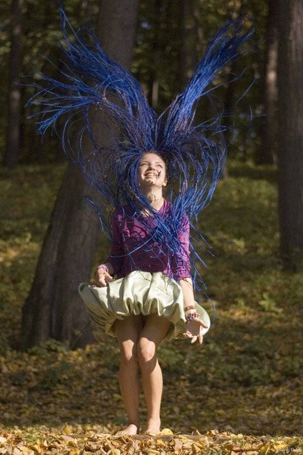 осень, косички, радость, Dalia