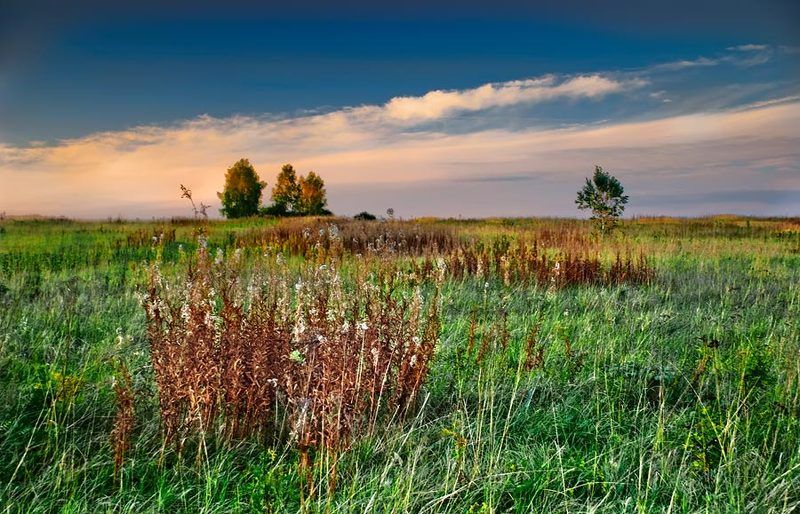 Закатные краски осени фото превью
