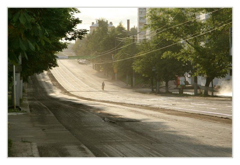 Пробуждение города фото превью