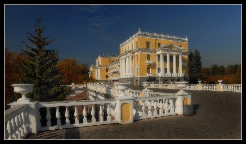 памятник, архитектуры, усадьба архангельское, осень, солнце, свет Архангельское, во сне и наяву фото превью