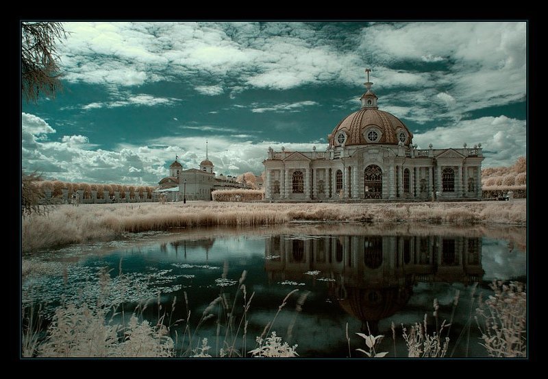 ик, infra red, инфракрасная съемка, кусково Кусково. ИК. Грот фото превью