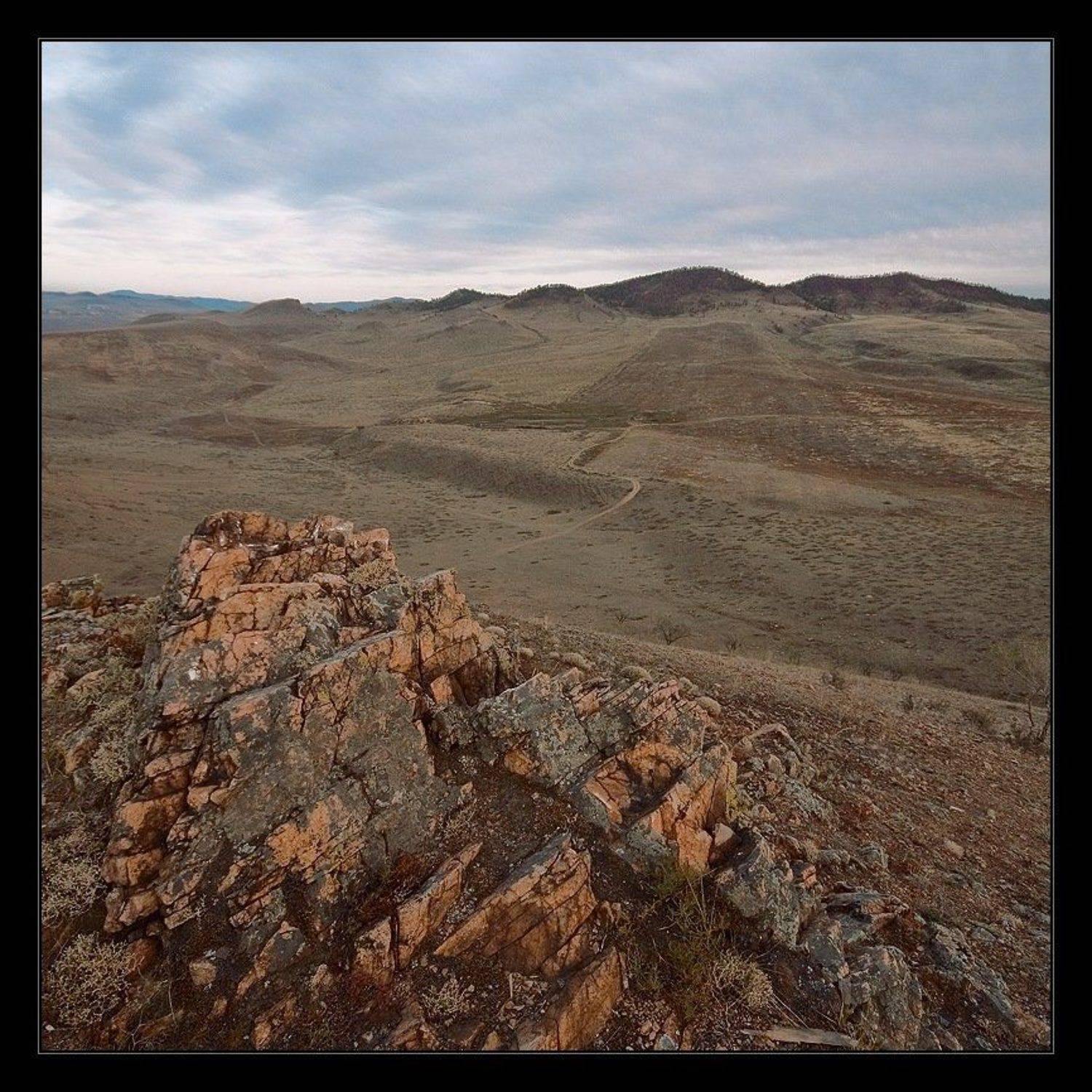 бурятия, степь, небо, горы, i_GO