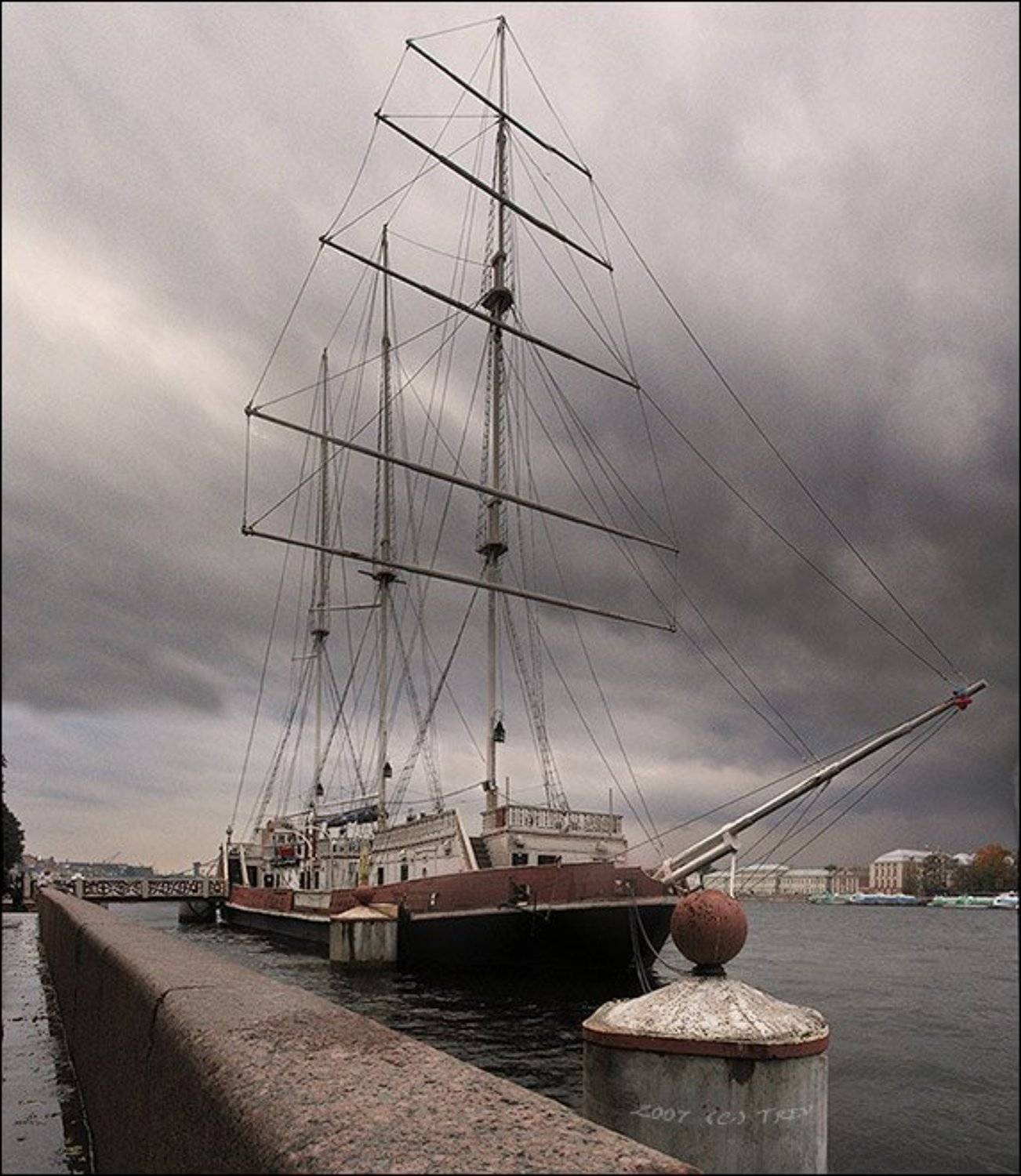 корабль, петербург, нева, Трев