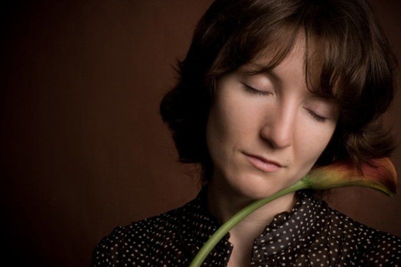 девушка, цветок Шоколад фото превью