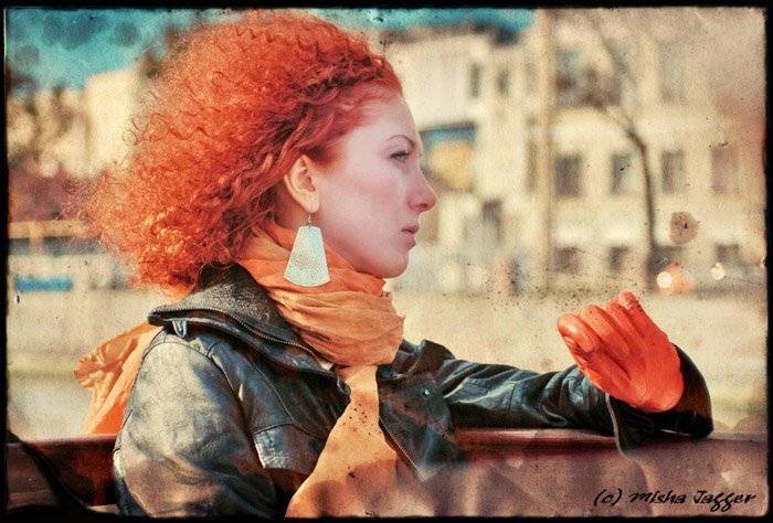 очарованный осенний питер красотой волшебной девушки фокус, Jagger