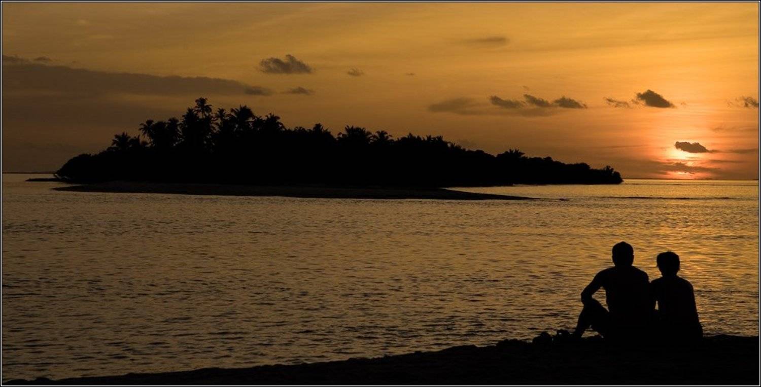 мальдивские острова мальдивы san island закат, Алексей Войницкий