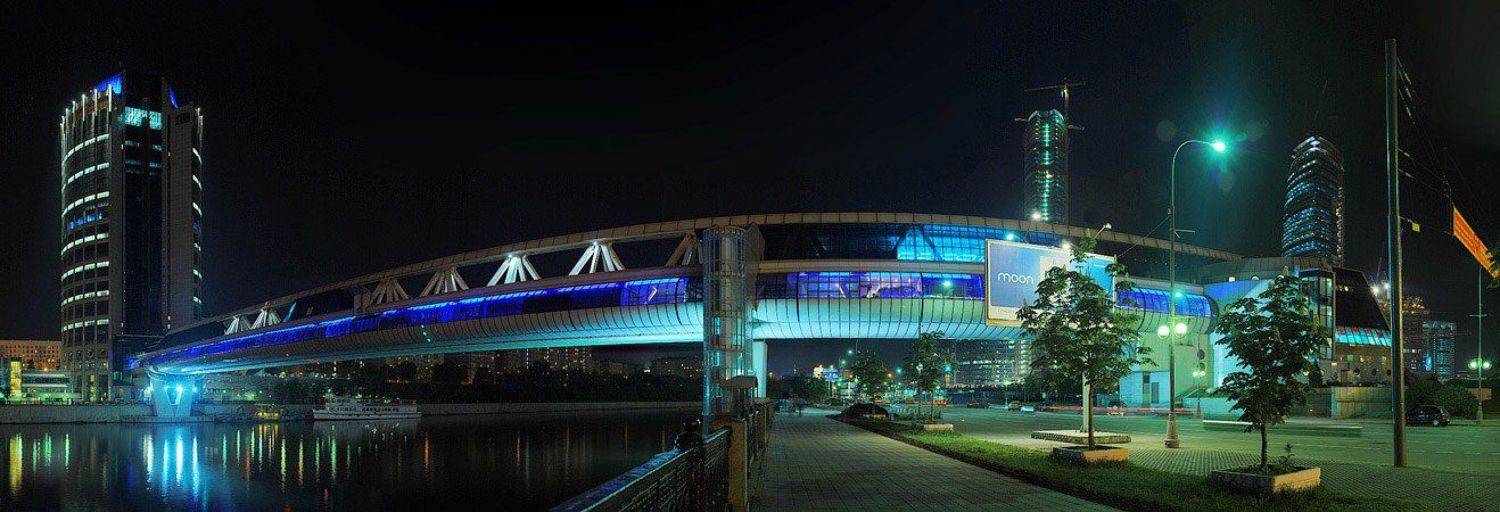 ночной, мост, багратион, бизнес, центр. москва-сити, Александр Бельтюков
