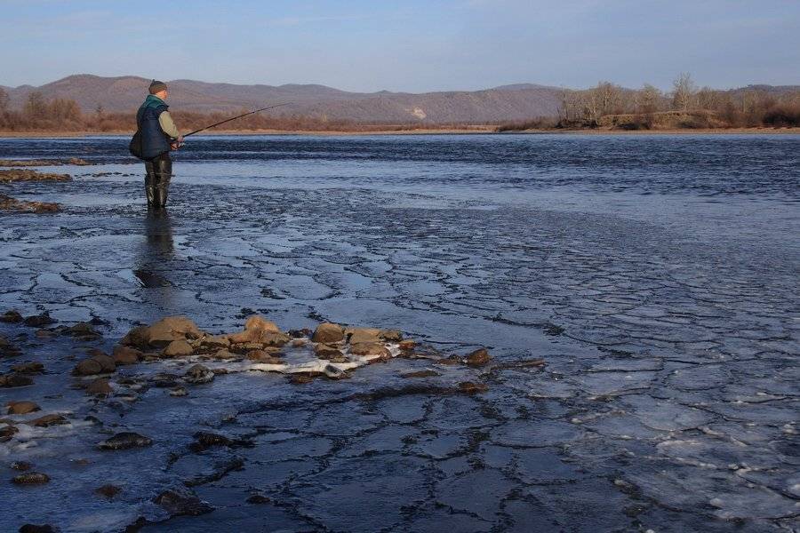 бурятия, река, витим, рыбалка, лед, Олег Шубаров