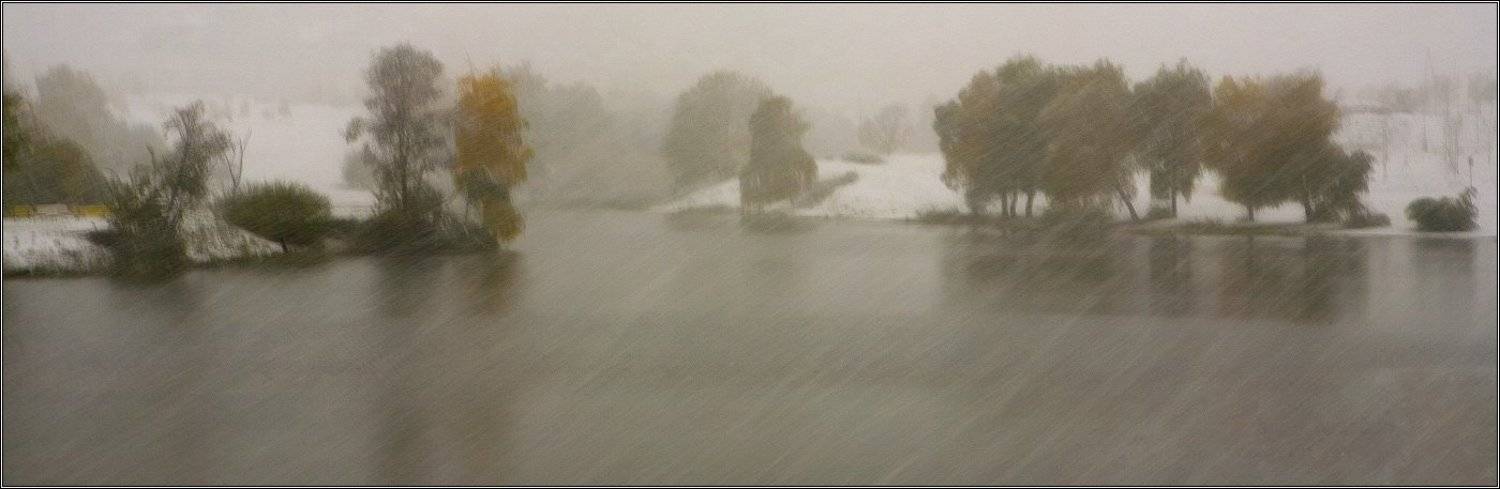 москва парк снег зима снегопад, Алексей Войницкий