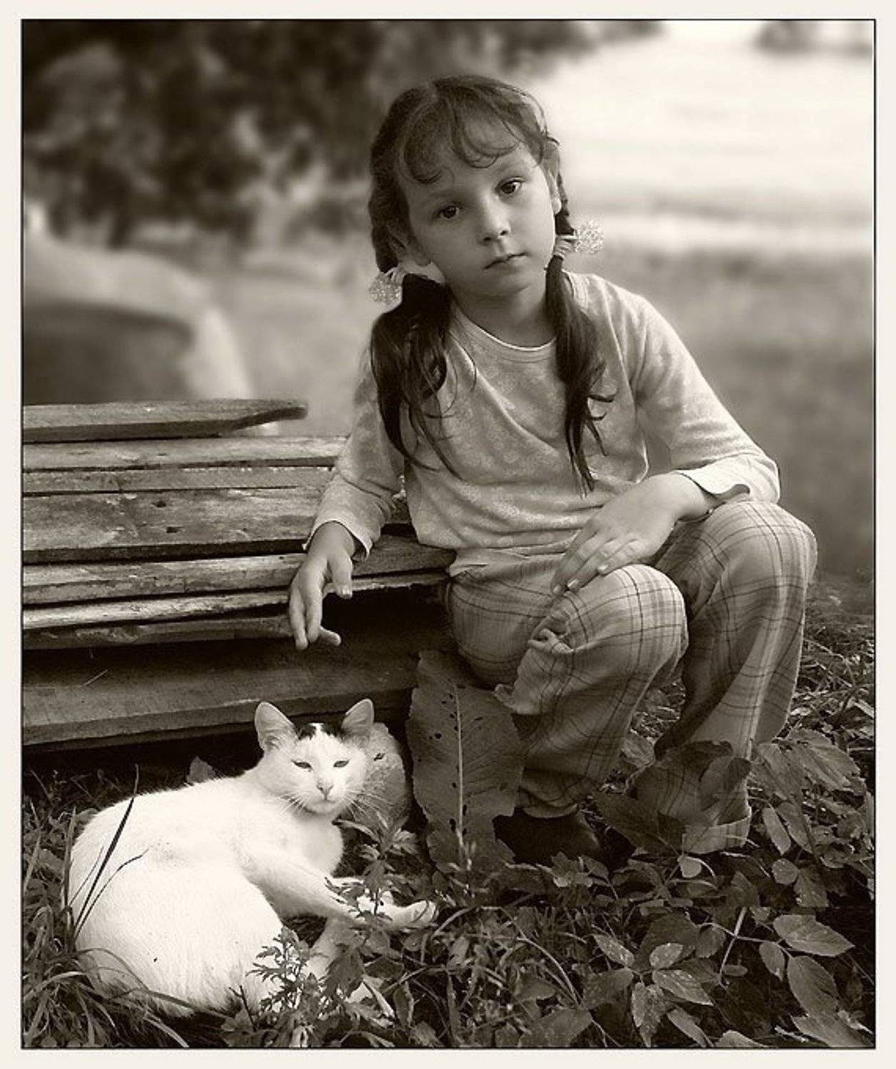 ульяна, девочка, кошка, Тарасова Катя