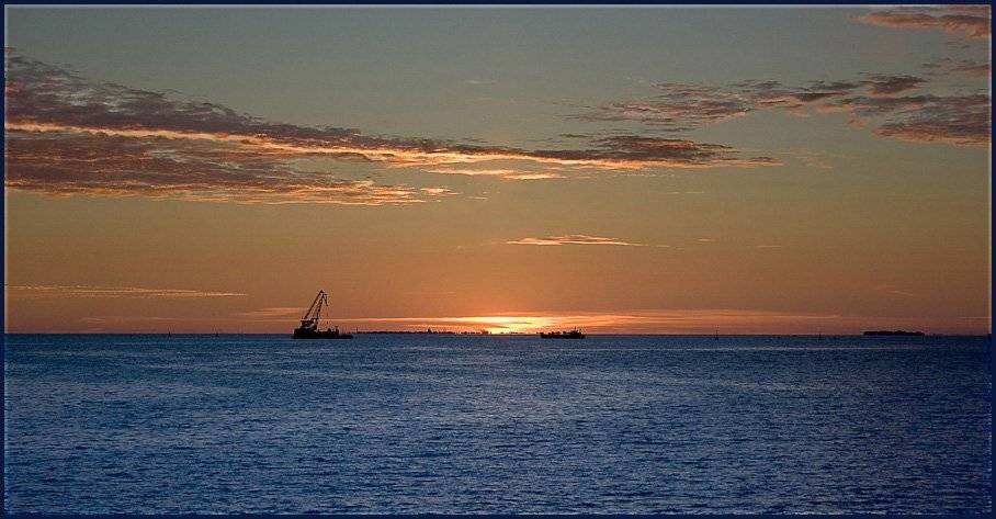 финский залив, вода, закат, burda