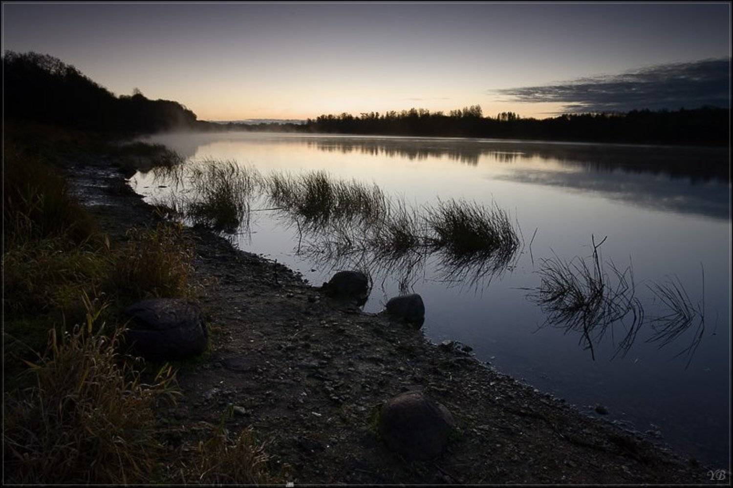 старая ладога, волхов, утро, осень, октябрь, Братаев Юра