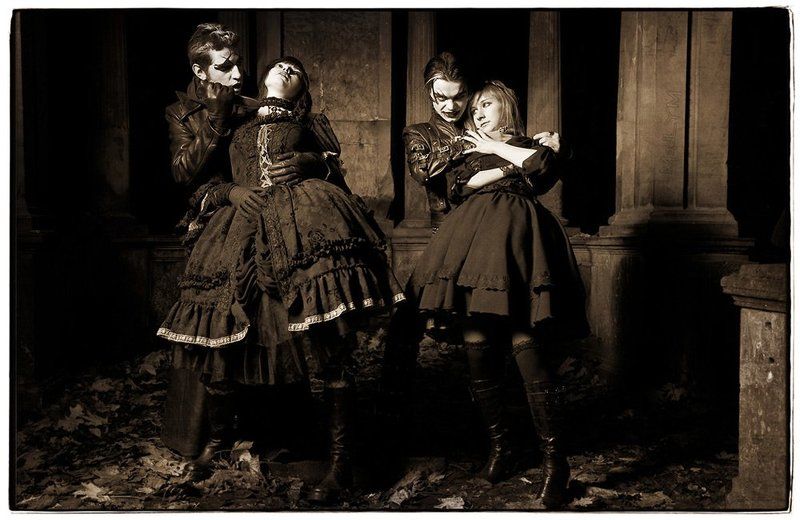 лолита, платье, готы, девушка, du, gothic, lolita, костюм, rikku доходились =) фото превью