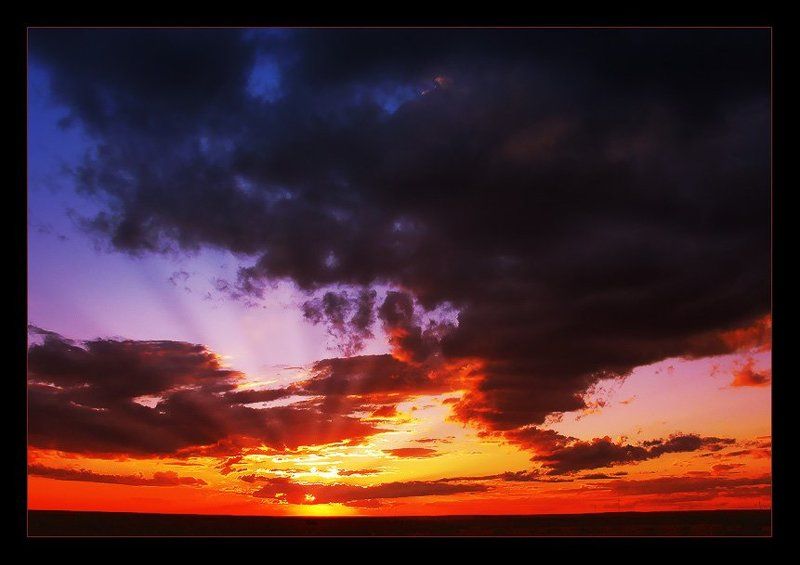 небо, закат Выпустить джинна фото превью